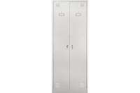 Шкаф металлический для одежды двухдверный Garnelle с полками для обуви, 1850x600x500мм 2L-B1A